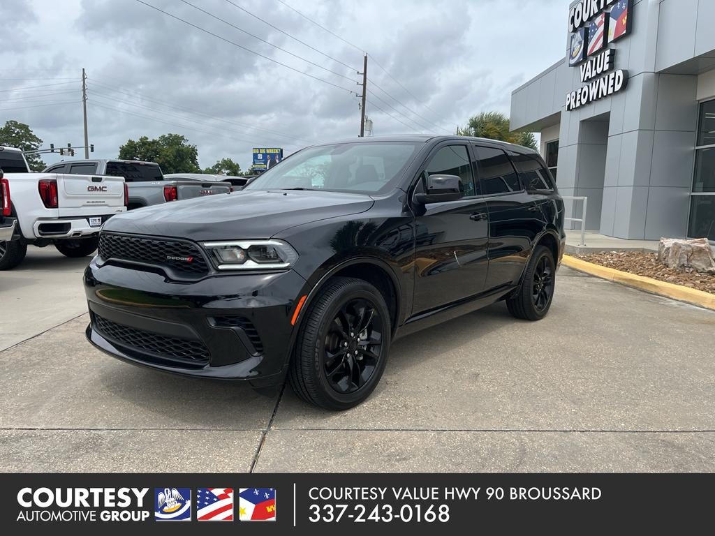 2026 Dodge Durango GT in Db Black Clearcoat — front three-quarter view