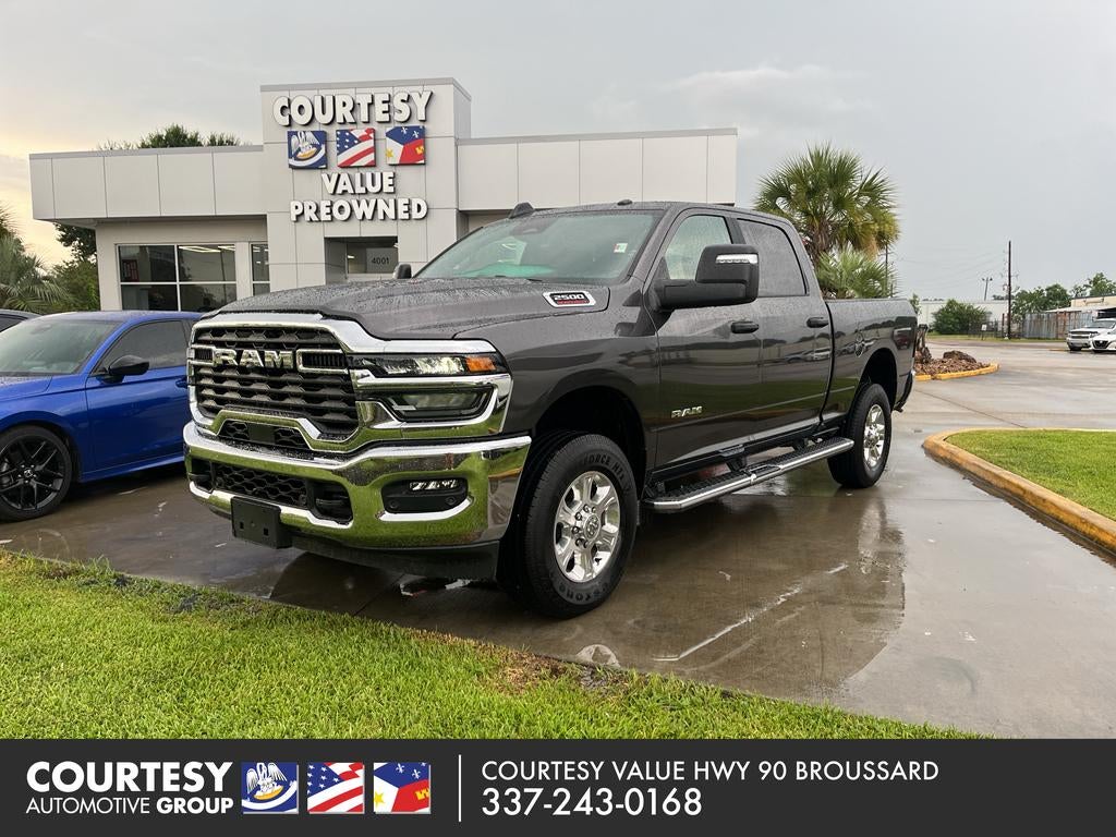 2026 RAM 2500 Big Horn in Granite Crystal Metallic Clearcoat — front three-quarter view